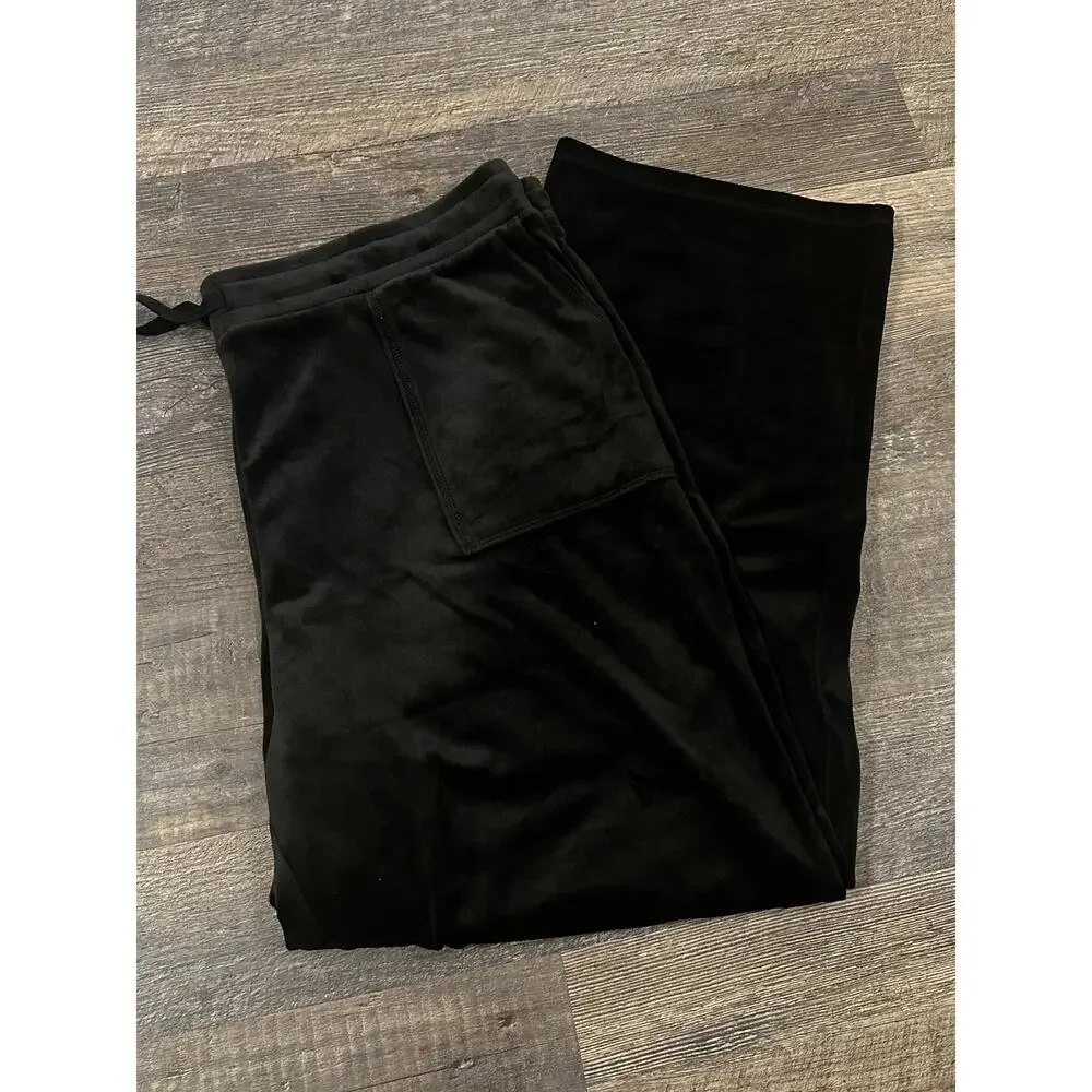 Westbound Womens Black Stretch Elastic Waist Straight Leg Sweatpants Size XL NWT - Picture 1 of 2
